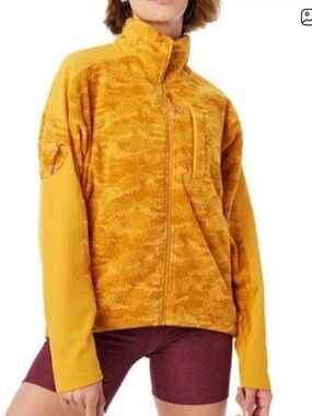 Outdoor Voices PrimoFleece Cider Cloud Unisex Full Zip Fleece Jacket Large